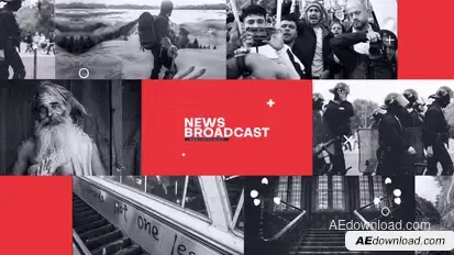 News Intro broadcast-packages template preview