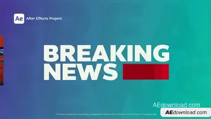 News Intro Opener broadcast-packages template preview