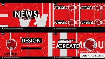 News Intro V 0.2 broadcast-packages template preview