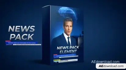 News Lower Thirds broadcast-packages template preview