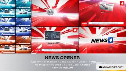News Opener broadcast-packages template preview