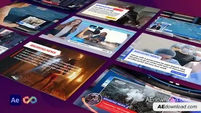 News Titles & Overlays broadcast-packages template preview