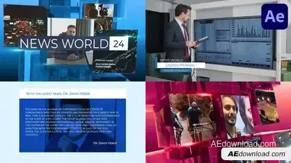 Videohive News Pack for After Effects Openers template preview