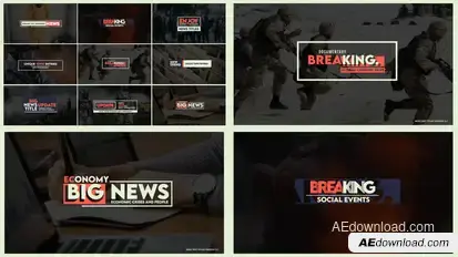 News Text Titles Version 0.1 Titles template preview
