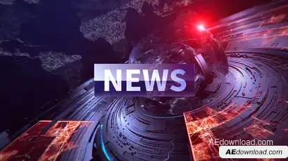 News Tonight - Intro broadcast-packages template preview