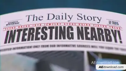 Newspaper Product Promo template preview