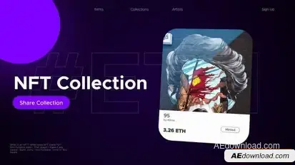 NFT Collection Promo Openers template preview