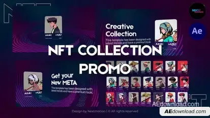 NFT Collection Promo Product Promo template preview
