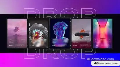 NFT Drop Promo Openers template preview
