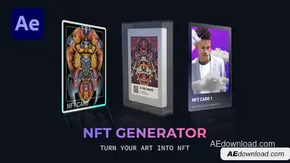 NFT Generator Product Promo template preview