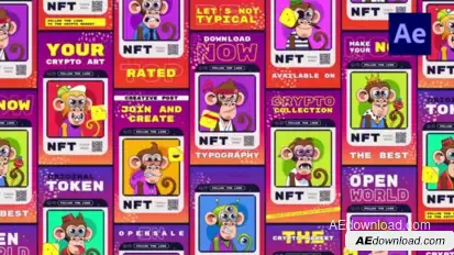 NFT Instagram  Portrait Square Stories Product Promo template preview