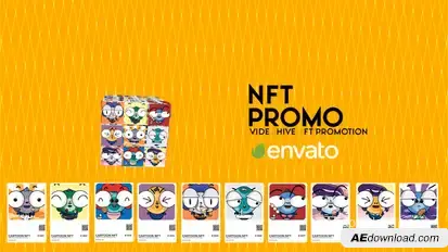 NFT Logo Logo Stings template preview
