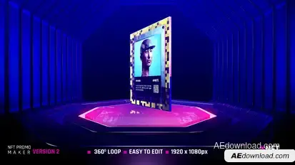 NFT MAKER Version 2 Product Promo template preview
