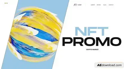 NFT Market Promo Openers template preview