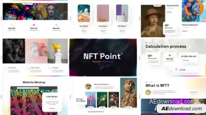 NFT Point Video Display After Effect Template Elements template preview