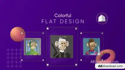 NFT Presentation Product Promo template preview