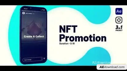 NFT Promo Vertical Openers template preview