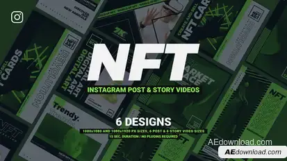NFT Promotion Instagram Product Promo template preview