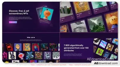 NFT Smart Promo Product Promo template preview