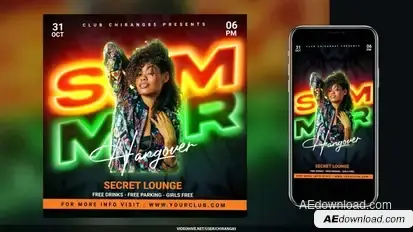 Night Club Flyer Stories v16 Openers template preview