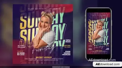 Night Club Flyer v20 Product Promo template preview
