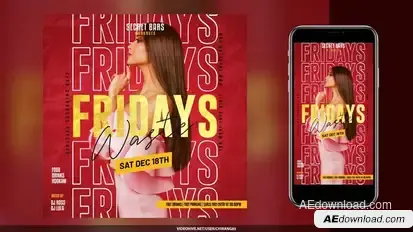 Night Club Flyer v21 Product Promo template preview