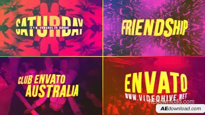 Night Club Opener Openers template preview