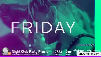 Night Club Party Promo Openers template preview