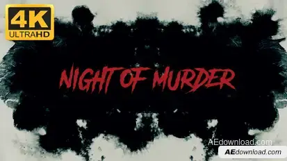 Night Of Murder - Trailer Titles Titles template preview