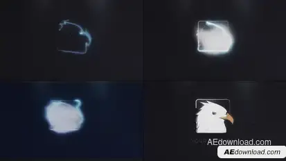 Noise Glitch Logo Logo Stings template preview