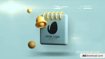 Note Logo Logo Stings template preview