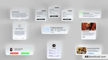Notifications Elements template preview