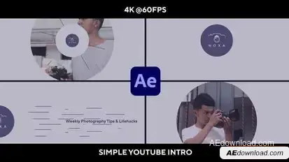 Noxa - Simple YouTube Intro Openers template preview