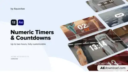 Numeric Timers & Countdowns Elements template preview