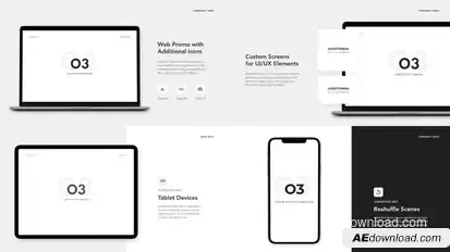 O3 - Website Promo Product Promo template preview