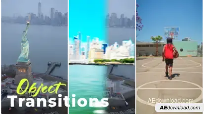 Object Transitions Elements template preview