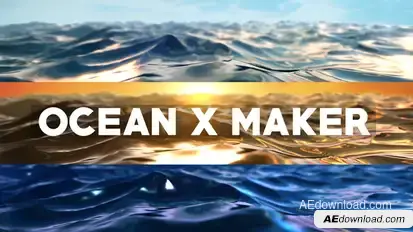 Ocean X Maker Elements template preview