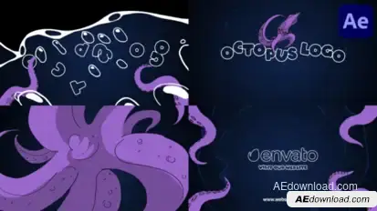 Octopus Logo | After Effects Logo Stings template preview