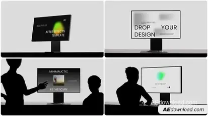 Office Display Mockup | After Effects Template Product Promo template preview
