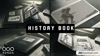 Old Book History Album Openers template preview