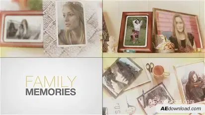 Old Cinema Memories Video Displays template preview