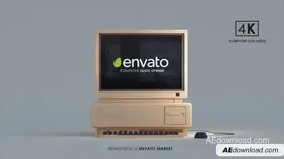Old Computer Mockup Product Promo template preview