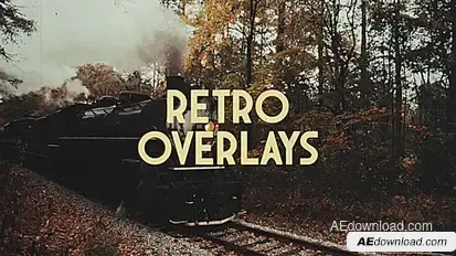 Old Film Effects Overlays Elements template preview