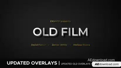 Old Film Titles template preview