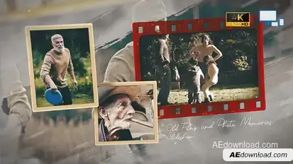 Old Films and Photo Memories Slideshow Video Displays template preview
