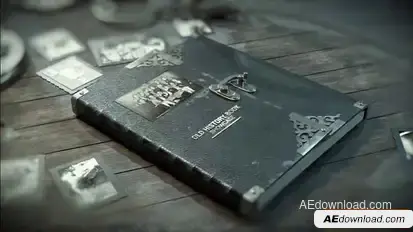 Old History Book Showcase Openers template preview
