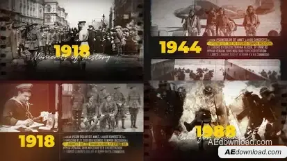Old Memories - History Timeline Slideshow Openers template preview