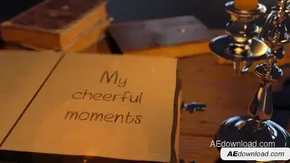 Old Photo Album Video Displays template preview