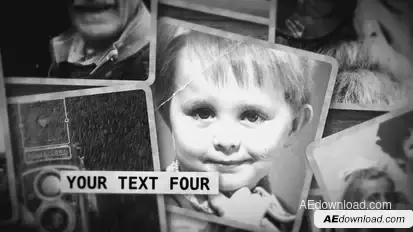 Old Photo Slideshow Video Displays template preview