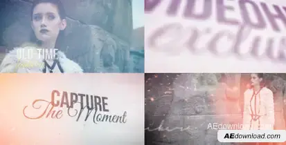 Oldtime Photo Montage Openers template preview